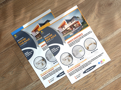 Real Estate Flyer Design branding design flyer design graphic design illustration typography ui ux vector