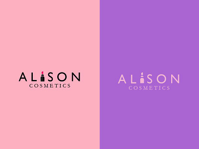 LogoCore Challenge - Alison Cosmetics graphic design jewelry logo