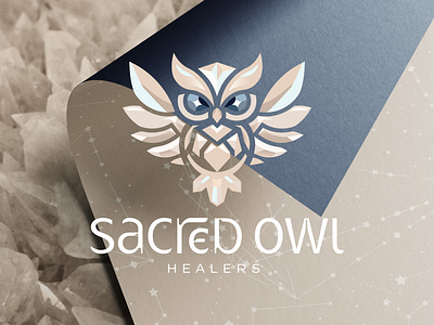 Sacred Owl Healers - Logo Redesign animal branding clean design graphic design illustration logo logo design owl owl logo rebrand redesign small business