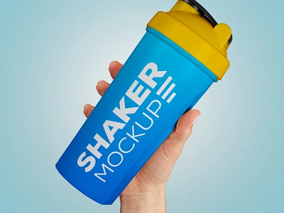 Free Shaker Bottle Mockup PSD bottle free free mockup freebies mockup mockup design mockup psd product design psd psd mockup shaker