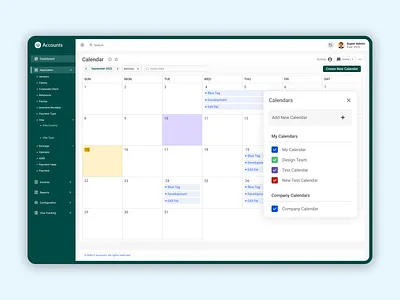 Calendar Schedule Web App Design admin dashboard admin dashboard design calendar calendar page design calendar ui calendar web page crm dashboard dashboard design date ui hrm invoice lms saas application saas design schedule calendar web app design