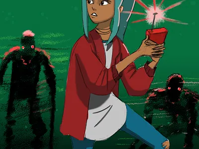 Alex from OXENFREE - Gabriel Caro art character design comissions design graphic design illustration
