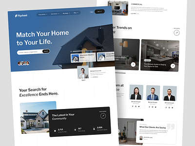 Real Estate Website Concept architecture house landing landing page property landing page real estate agency real estate landing real estate landing page real estate website uiux web design