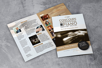 CONCOURS INTERNATIONAL DE PIANO graphic design