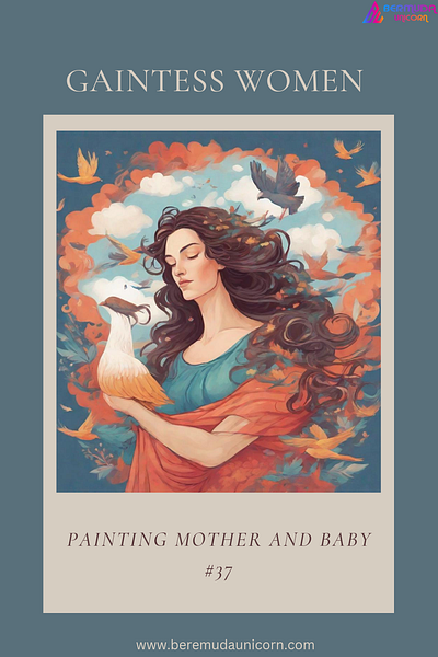 Painting Mother And Baby 37