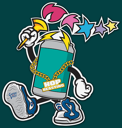 Lit Like '96 apparel atlanta beer can design illustration olympics vector