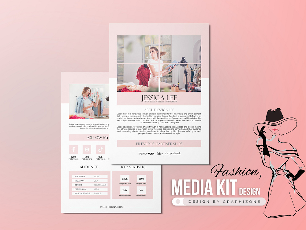 Two Page Epk designs, themes, templates and downloadable graphic