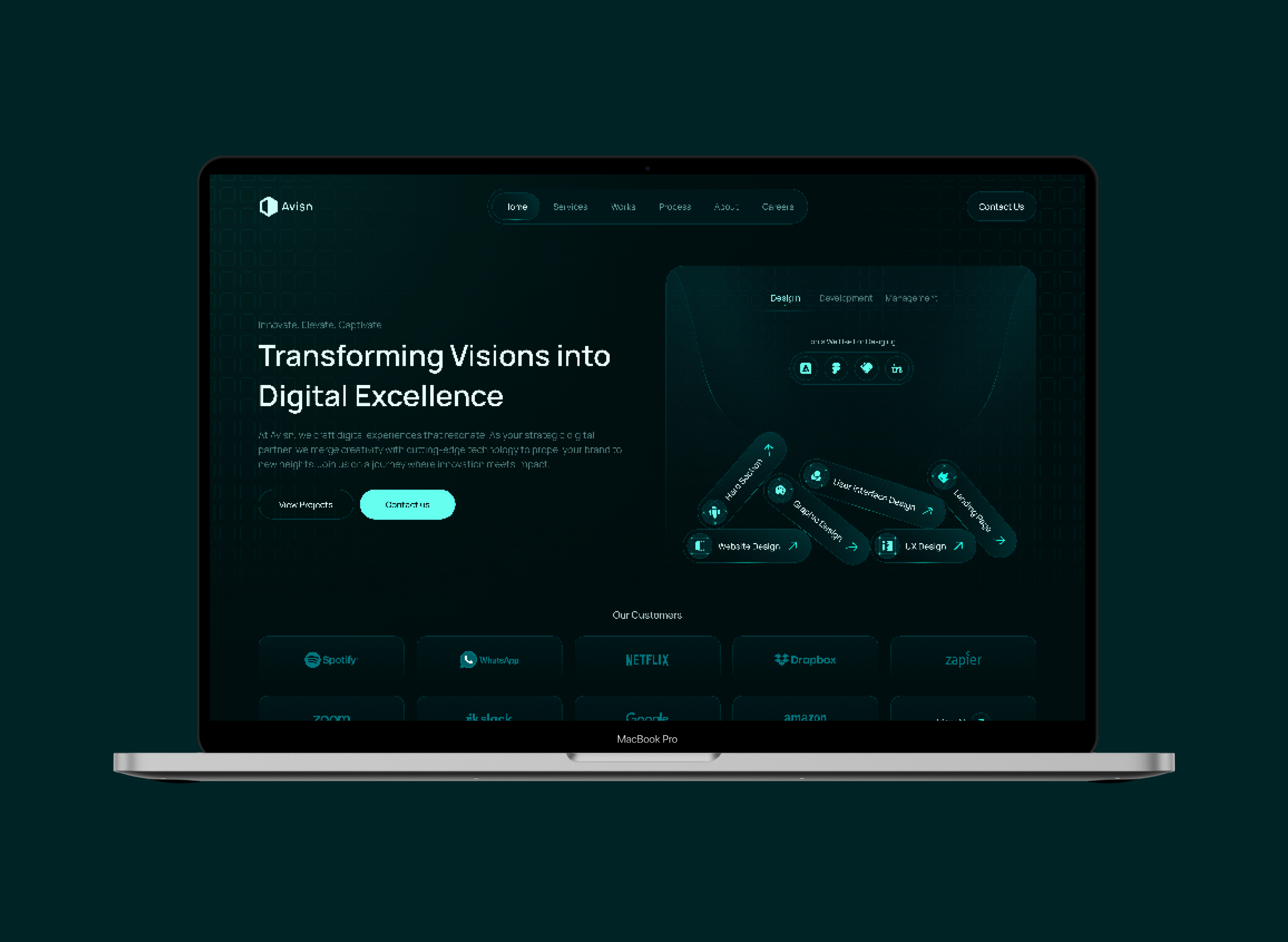 Example of Website & Landing Page Design In Figma