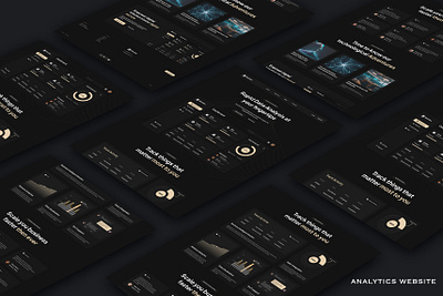 Analytics website with dashboard analytics dashboard analytics website dark theme dashboard design design figma graphic design ui ux web design