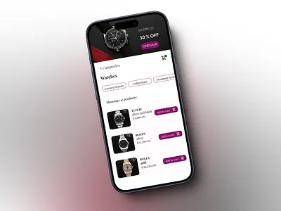 DailyUI#14 cart ecomerce graphic design hype4academy purple shop ui ux