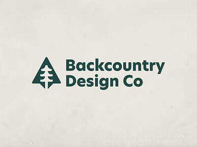 Backcountry Design Co adventure arrow backcountry bold typography brand identity branding compass compass arrow design co evergreen graphic design green logo logo design negative space outdoors tree