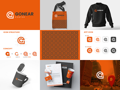 Branding Guidelines for GONEAR | Brand Identity Design addesign banner brand brand guideline brand identity brand identity design brand identity designer branding design designer graphic design graphic designer identity illustration logo logo designer logofolio ui visual identity