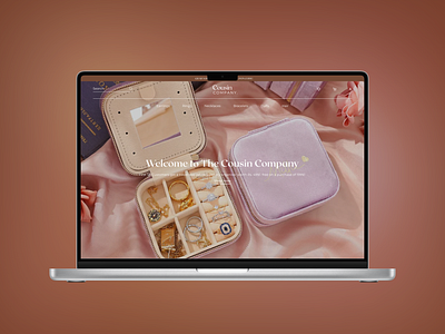 Women's Jewelry Website - UI Design ecommerce figma jewelry landing page ui uiux user interface web design website design