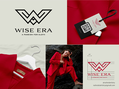 Wise Era | Logo & Branding Design brandidentity branding brandingdesign clothingbrand creativedesign designcommunity designinspiration fashionbrand fashiondesign graphic design graphicdesign logo logo design logodesign moderndesign red timelessdesign typography visualidentity wiseeraclothing