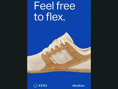 Xero Shoes Ad Concept branding design logo