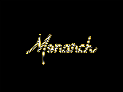 Monarch Amplification amplification art design guitar illustration lettering logo wordmark