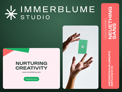 IMMERBLUME STUDIO art branding etsy graphic design identity strategy sustainable uiux visual identity wellness