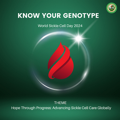 Social Media Poster For World Sickle Cell Day doctor graphic graphic design health inspiration posters social media