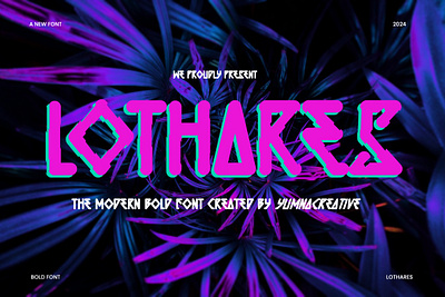 Lothares - Modern Bold Font alternate cyber design future game illustration mobile modern new punk robotic sport tech typeface typography ui vintage web