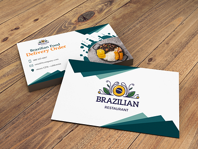 Restaurant Business Card Design branding cheflife customdesign design graphic design restaurantbranding restaurantbusinesscard typography ui ux