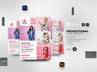 Promotional Flyer Template aam360 aam3sixty branding clothing concept fashion and clothing fashion flyer fashion sale template flyer template free flyer free flyer template mega sale new arrival new collection product sale promotion sale