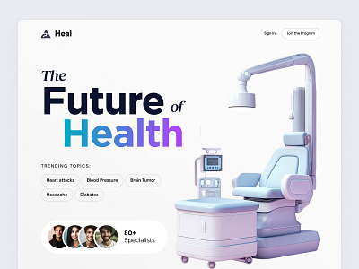 New Hero banner for healthcare design figma ui heathcare hero banner hero ui medical web ui web ui ux