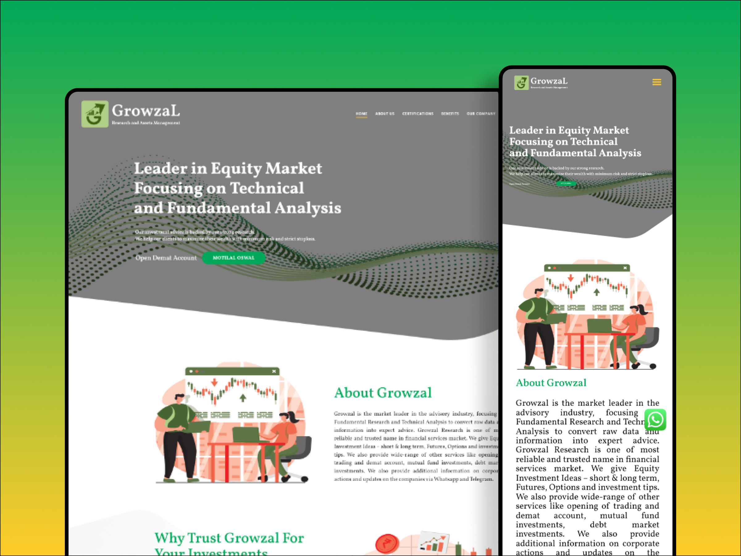 Growzal bootstrap css css design html javascript jquery website wordpress wordpress design wordpress plugin wordpress theme wordpress website