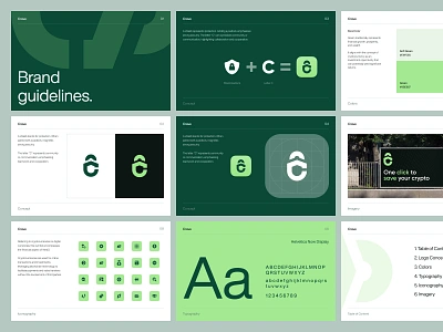 Crave - Brand Guidelines app blockchain brand guideline branding branding identity crave crypto cryptocurrency design documentation financial graphic design guidelines investment logo stock ui uxerflow vector web3