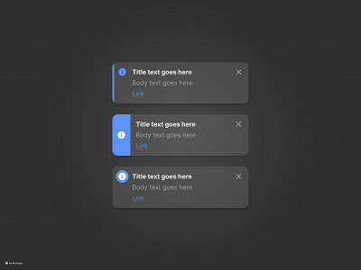 Alert & Notification - Toast Message component design system graphic design toast ui ux