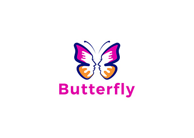 Butterfly Logo Design beauty butterfly flying health logoraise person spa