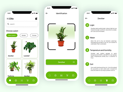 Garden App Design app app design branding design garden app design gardeningapp gardeningtips gardenplanning graphic design typography ui ux