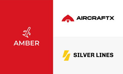 Airlines Logo's Design aircraft logo airline airline logo branding design graphic design illustration logo logo design logo template logo type