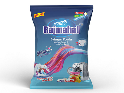 Detergent powder Pouch Design branding clots cleaning detergent powder pouch design indian washing powder packaging pouch packaging product design soap packaging washing powder washing powder pouch