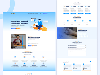 Pay Per Click Platform animation branding figma template ui web web design web site