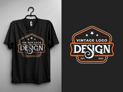 T-Shirt Logo Design business company creative graphic design logo modern t shirt vintage