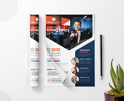 Event Flyer Design Template a4 graphic design