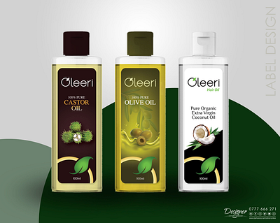 Packaging design : Oleeri Oil Labels branding graphic design labels logo packaging