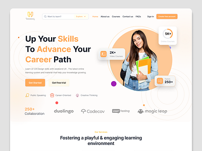 E-learning online course education website design web web design