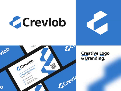 Crevlob Logo Design Presentation branding business logo card logo creative creative logo design design studio graphic design identity initial logo initials logo letter logo logo logo design logo designer logo grid logo presentation mockup logo monogram logo transition logo