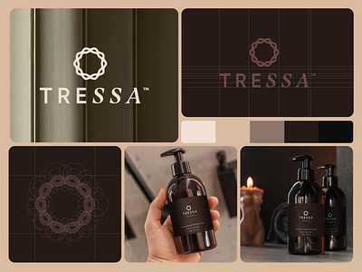 Tressa - Brand Identity beauty brand beauty packaging brand identity branding cosmetic design creative branding design community design inspiration design process graphic design haircare logo logo inspiration minimal design modern design packaging design product packaging skincare typography design visual identity