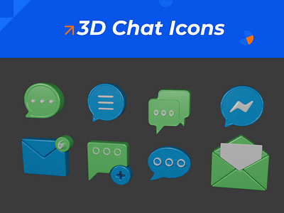 3D Chat Icons 3d chat icons 3d design app icons blender design chat icons communication icons creative icons digital art graphic design icon set iconography interactive icons messaging icons modern icons ui design user engagement user interface vibrant icons visual design web design