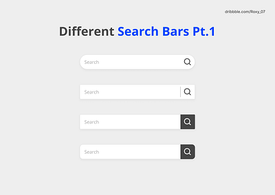 Search Bars UI Component component search search bar ui ui designs ui kit ux