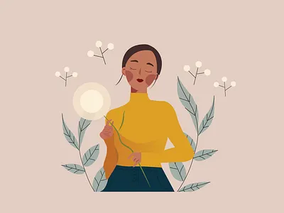 Girl illustration art design illustration illustration design