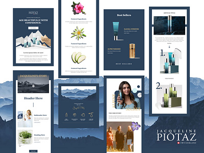 Jaqueline Poitaz - Master Email Template automated email series branding design email campaign email design email marketing email template email templates illustration