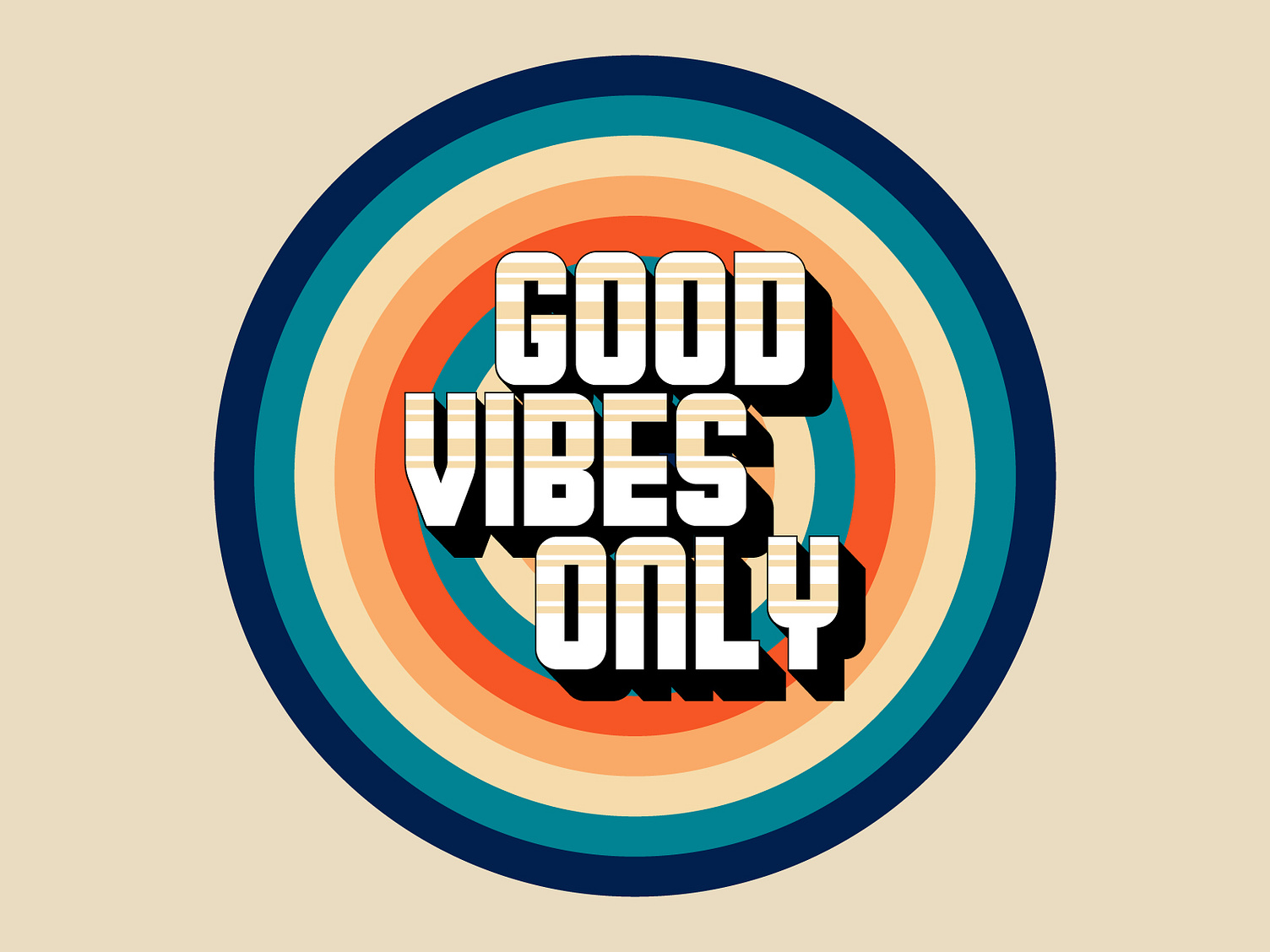 Good Vibes Only by Rachit on Dribbble