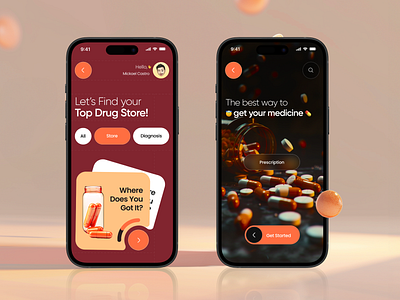 Pharmacy App UI/UX Design | Simplifying Your Health Needs appdesign healthcareapp healthtech intuitivedesign medicationmanagement medicationreminders mobileappdesign onlineconsultations pharmacyapp prescriptionmanagement seamlessexperience uiinspiration uiuxdesign userfriendly uxdesign