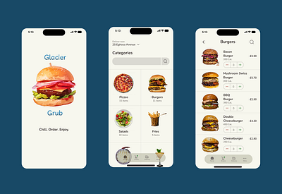 new day, new design🎨 burger cocktail delivery food pizza ui uidesign ux