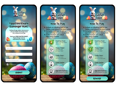 Easter Stamp Collection Program branding customer retension digital voucher easter stamp evoucher fun zone gamification gift voucher loyalty program reward management stamp card redemption stamp collection uiux user engagement vouchermatic