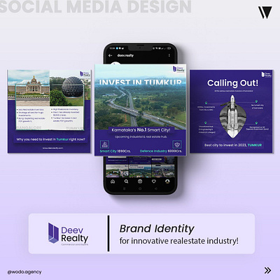 Deev Realty, a real estate holding company. branding graphic design product design