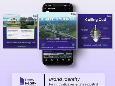 Deev Realty, a real estate holding company. branding graphic design product design